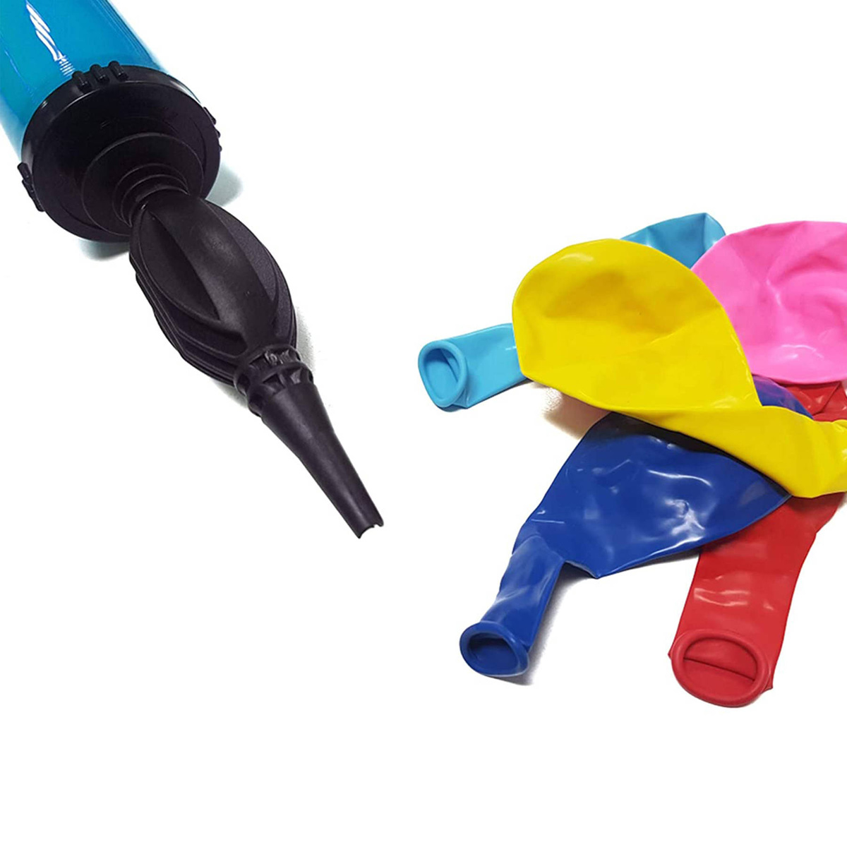 DUŻA POMPKA DO BALONÓW RĘCZNA UNIWERSALNA 30CM SZYBKA I NIEZAWODNA