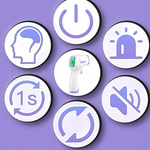 TERMOMETR BEZDOTYKOWY NA PODCZERWIEŃ LCD DLA DZIECI I DOROSŁYCH DOKŁADNY