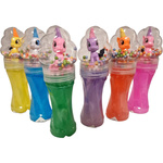 SLIME MASA PLASTYCZNA BROKATOWA W TUBIE GLUTY + FIGURKA JEDNOROŻEC KULECZKI