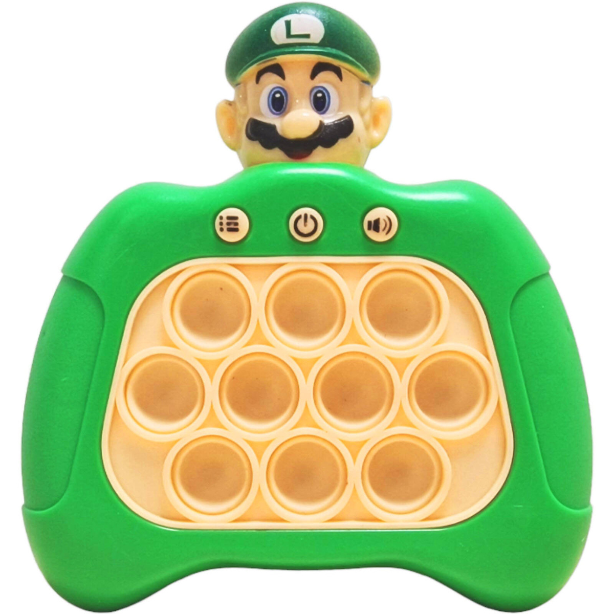 KONSOLA POP IT SUPER MARIO LUIGI GRA ELEKTRONICZNA ANTYSTRESOWA 30 POZIOMÓW