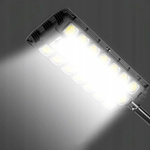 LAMPA SOLARNA 2400W CZUJNIK RUCHU ZMIERZCHU OGRODOWA LATARNIA PILOT GRARAŻ 