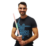 PODWÓJNY MIECZ ŚWIETLNY ŚWIECĄCY 2 MIECZE 96CM LED ZESTAW GWIEZDJE WOJNY