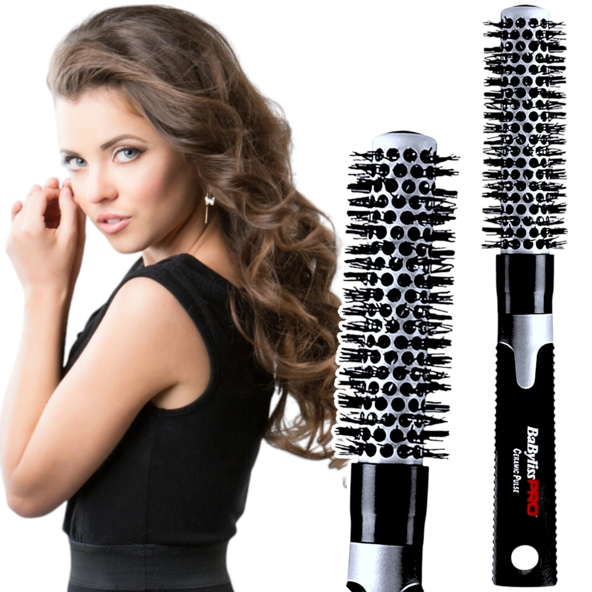 BaByliss PRO Ceramic Pulse Profesjonalna Okrągła Szczotka Modelowania 32 mm