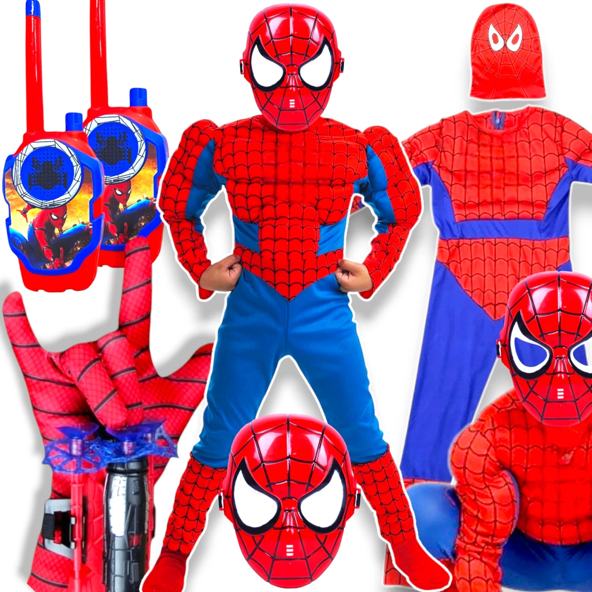 SPIDERMAN Zestaw Strój Dla Chłopca Kostium + Akcesoria