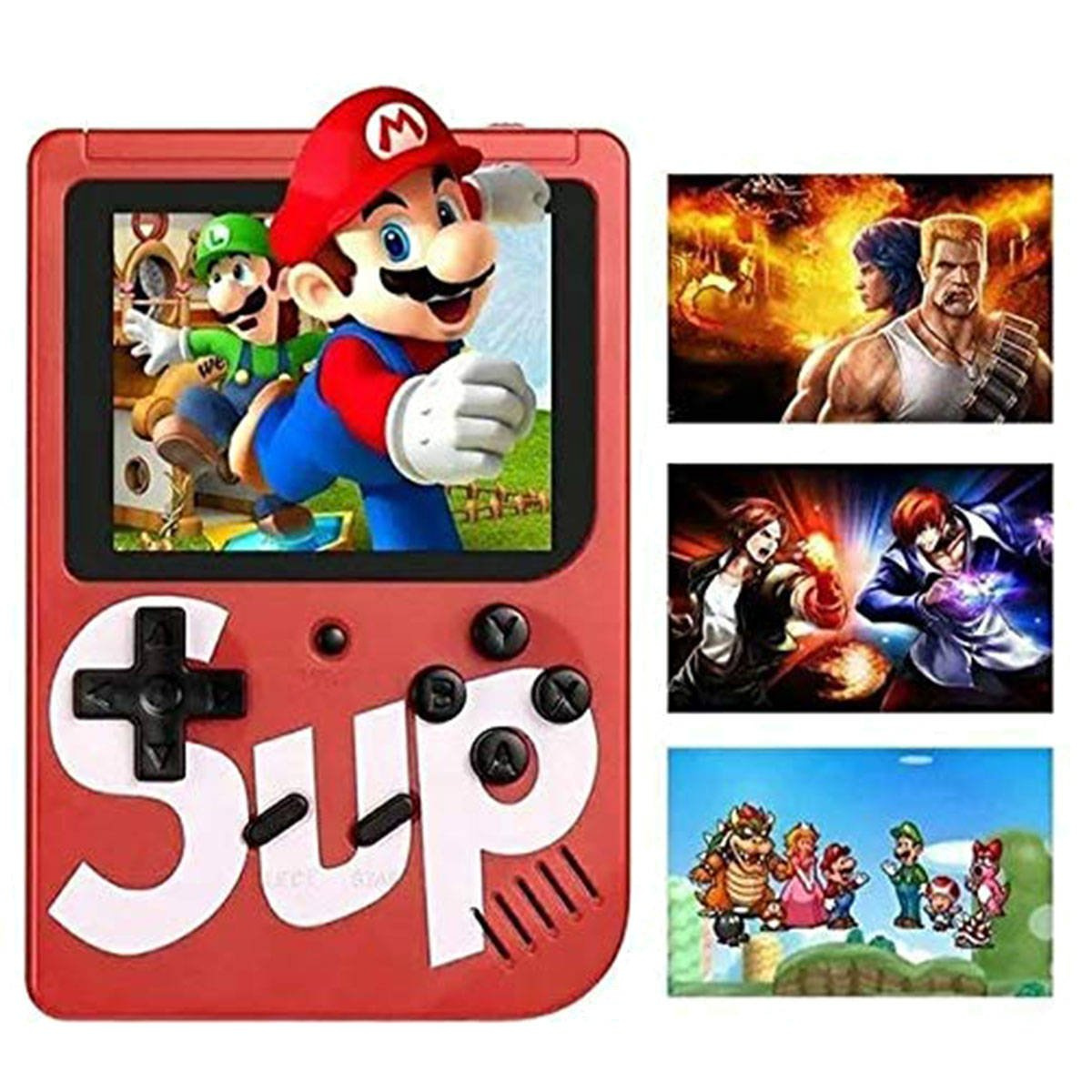 KONSOLA PRZENOŚNA RETRO MINI GAME BOX 400 GIER + PAD PEGASUS KONTRA GRY