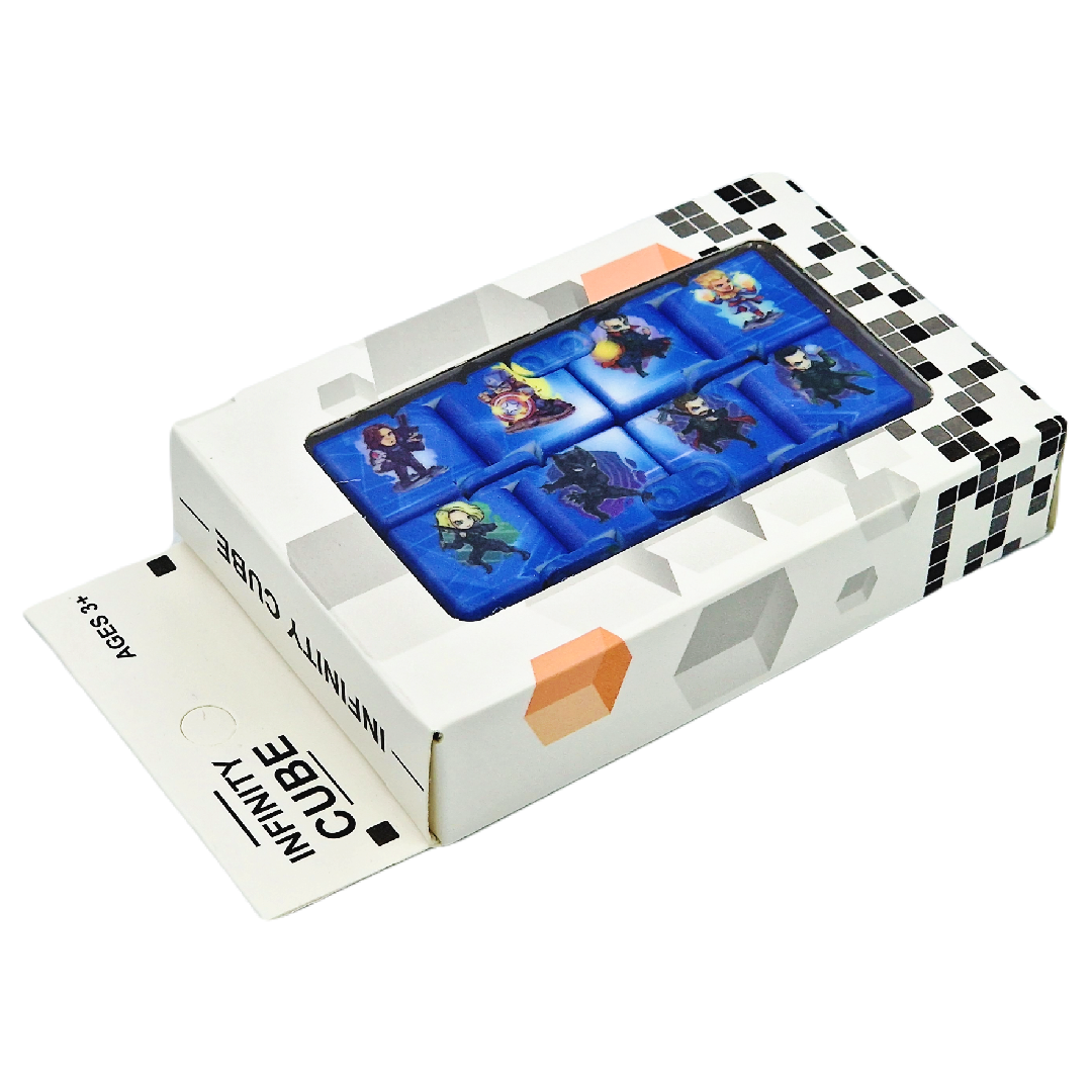 KOSTKA NIESKOŃCZONOŚCI ANTYSTRESOWA FIDGET ZABAWKA UKŁADANKA LOGICZNA