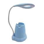 LAMPKA BIURKOWA Z POJEMNIKIEM LED USB PODSTAWKA NA TELEFON  DLA DZIECI