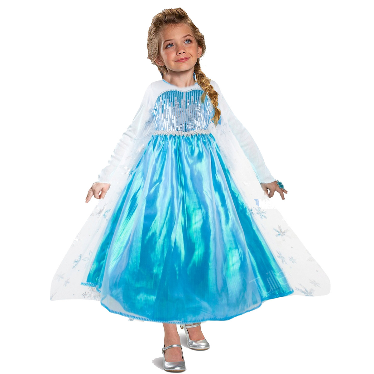 SUKIENKA NA BAL DLA DZIEWCZYNKI KRAINA LODU ELSA ELZA PRZEBRANIE rozmiar S