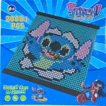 MOZAIKA DIAMENTOWA LILO I STICH KORALIKI HAFT DIAMENTOWY OBRAZEK STITCH