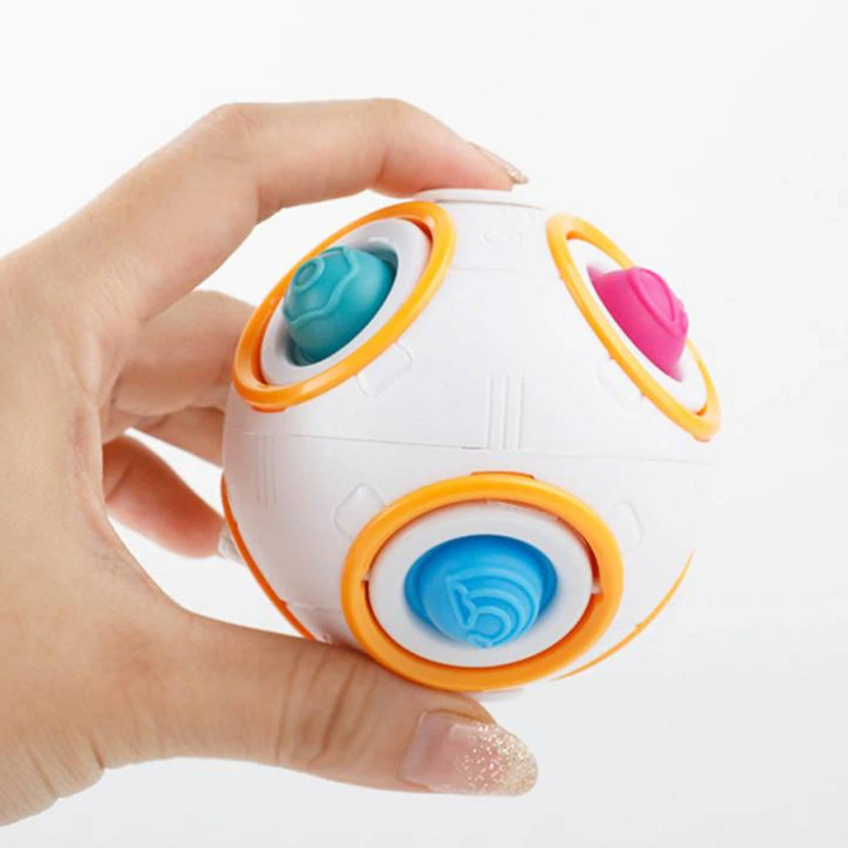 MAGICZNA KULA PIŁKA SENSORYCZNA ZABAWKA ANTYSTRESOWA KULKA PIŁECZKA GNIOTEK