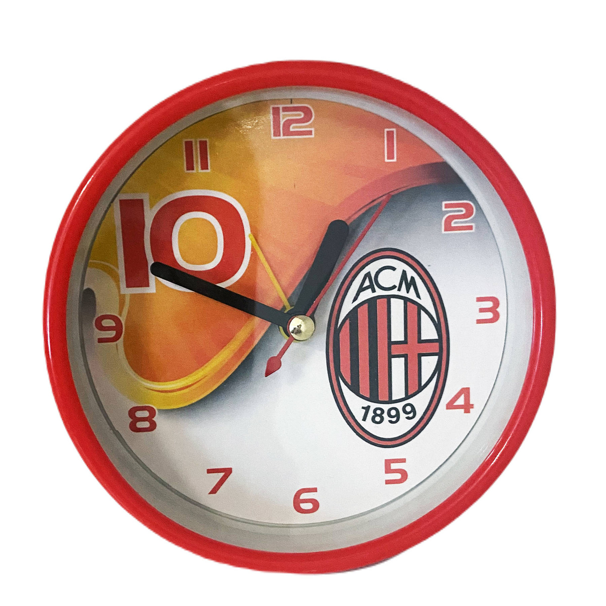 ZEGAREK DLA KIBICA BUDZIK ZEGAR A.C. MILAN DLA FANÓW DRUŻYNY Z MEDIOLANU