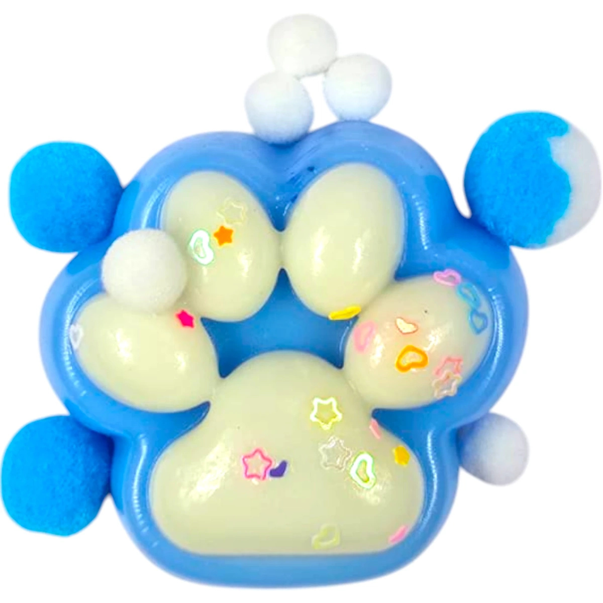 KOCI ŁAPKA GNIOTEK ANTYSTRESOWY SENSORYCZNY FIDGET PSIA ŁAPA SQUISHY PUSH