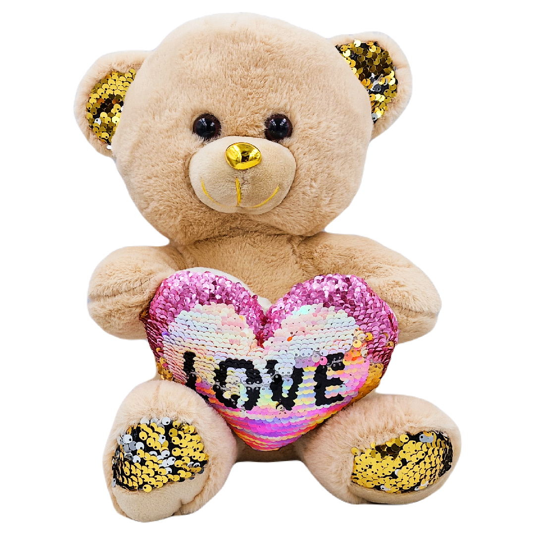 MASKOTKA MIŚ PLUSZOWY MASKOTKA SERCE LOVE PRZYTULANKA PREZENT PLUSZAK