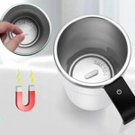 TERMOS Kubek termiczny automatyczny z mieszadłem LCD USB magnetyczny Smart czarny