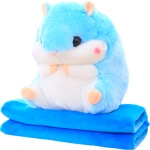 CHOMIK Z KOCYKIEM DUŻA MASKOTKA PRZYTULANKA PODUSZKA KOCYK PLUSZAK 35CM