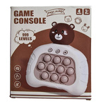 GRA ZRĘCZNOŚCIOWA POP IT ANTYSTRESOWA ELEKTRYCZNA KONSOLA MIŚ 80 POZIOMÓW