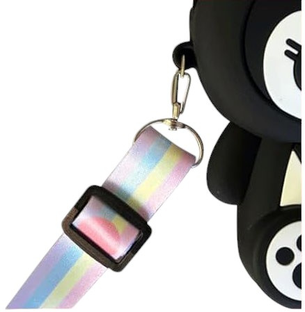 UROCZA TOREBKA DLA DZIEWCZYNKI KUROMI SILIKONOWA POJEMNA PORTFELIK KAWAII