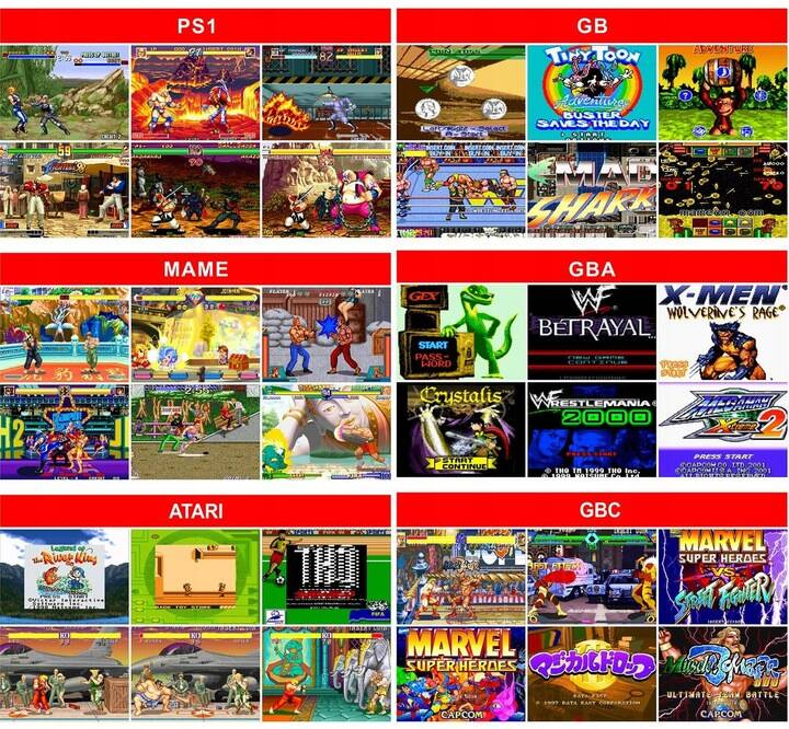 KONSOLA RETRO DO TELEWIZORA PONAD 2 000 GIER + DWA PADY PRZENOŚNA HDMI TV