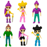 K-POP ŁOWCZYNIE DEMONÓW - Saszetka niespodzianka 3 karty + figurka KPOP