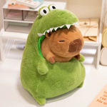 KAPIBARA W KROKODYULU KROKODYUL DINOZAUR MEGA DUŻA MASKOTKA 40CM PLUSZOWA