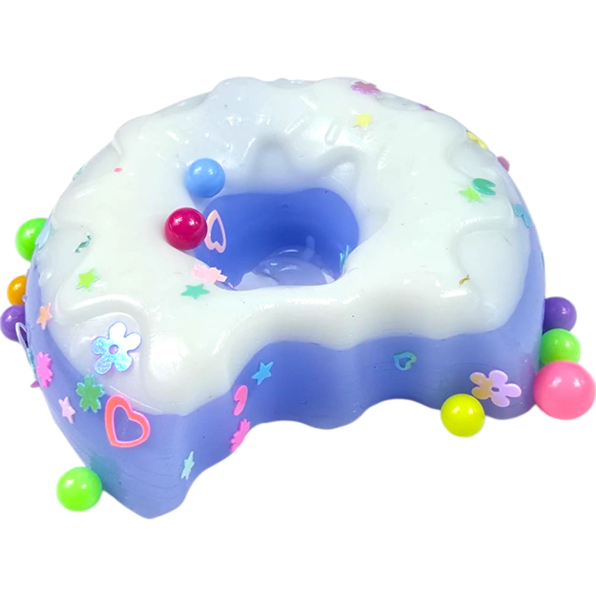 GNIOTEK ANTYSTRESOWY SENSORYCZNY DONUT PĄCZEK Z POSYPKĄ SQUISHY DONAT
