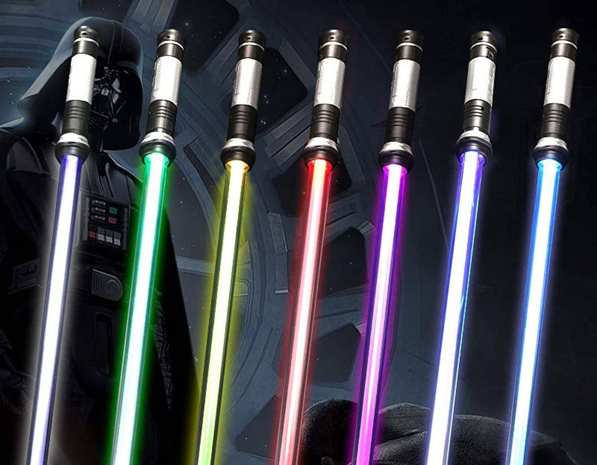 Miecz świetlny podwójny 132 cm (2 miecze)