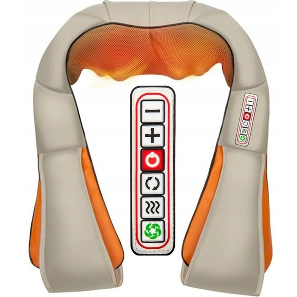 MASAŻER SZYI KARKU RAMION PLECÓW SHIATSU GŁOWICE SPRĘŻYNUJĄCE DZIEŃ MATKI