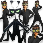 STRÓJ CZARNY KOT Z BAJKI MIRACULUM KOSTIUM KOCICA OPASKA MASKA PRZEBRANIE