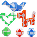 KOSTKA LOGICZNA UKŁADANKA MAGICZNY WĄŻ MAGIC SNAKE ŁAMIGŁÓWKA ZABAWKA EDU