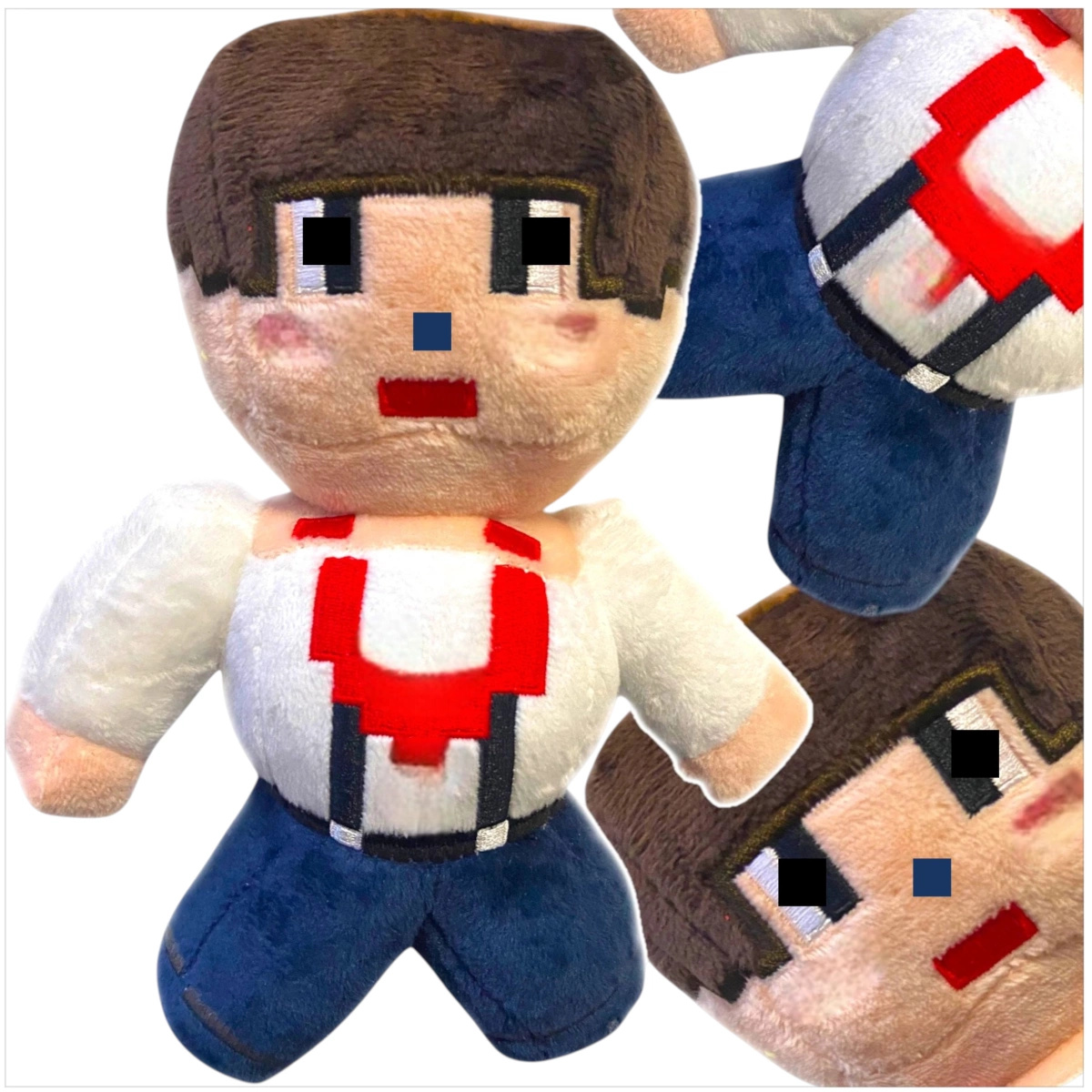 MINECRAFT PLUSZOWA MASKOTKA MAŁY STEVE DZIECKO POSTAĆ Z GRY PRZYTULANKA