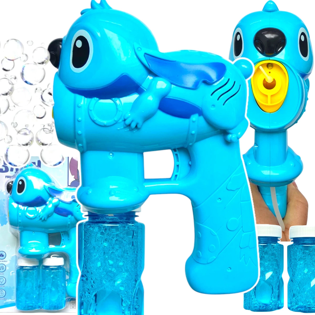 PISTOLET DO BANIEK MYDLANYCH LILO STICH AUTOMAT BAŃKI MYDLANE PŁYN STITCH