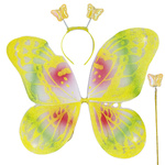 STRÓJ MOTYLEK PRZEBRANIE MOTYL DLA DZIEWCZYNKI 3w1