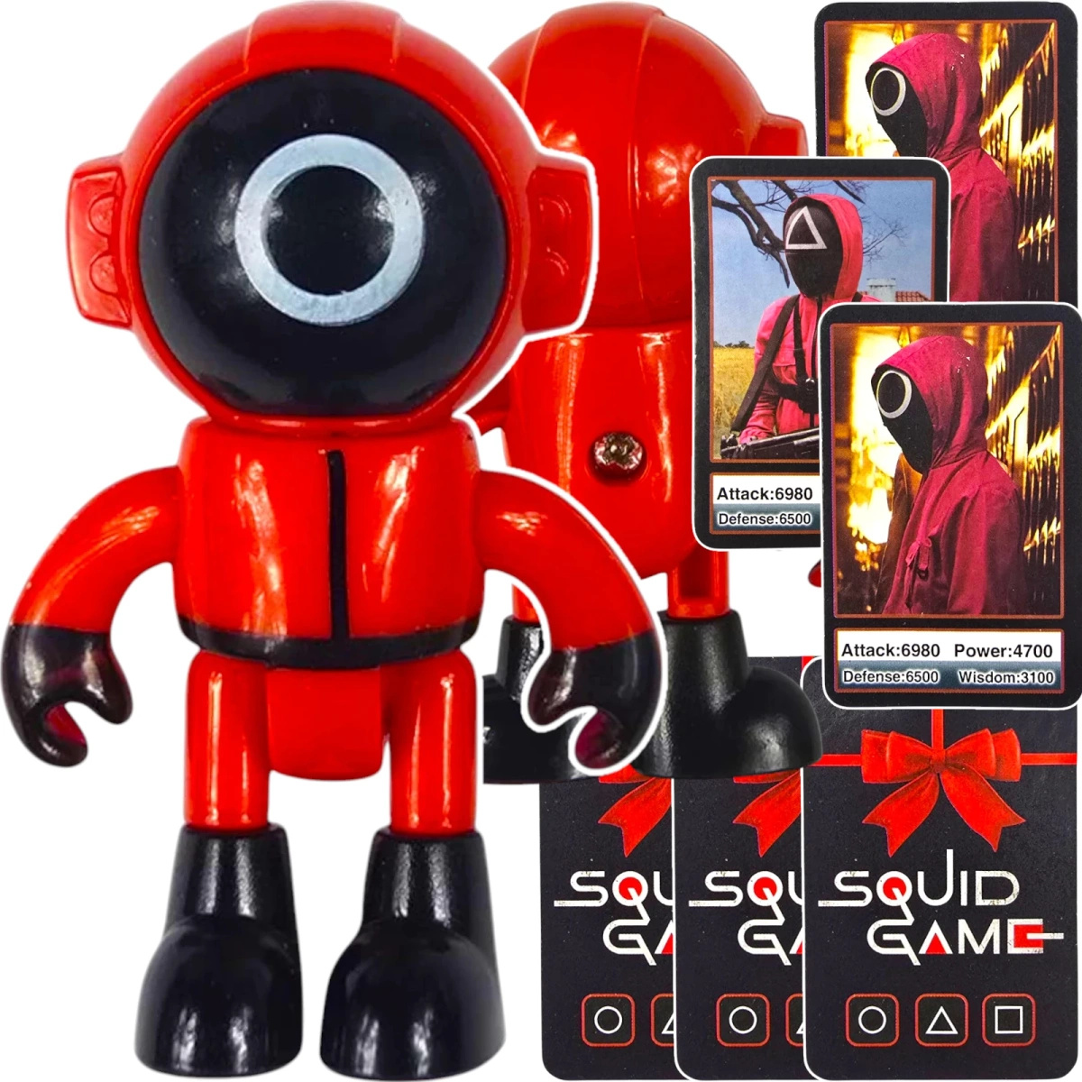 FIGURKA SQUID GAME KOLEKCJONERSKA KARTA DLA FANÓW SERIALU MUST-HAVE GADŻET