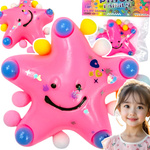 GNIOTEK ANTYSTRESOWY SENSORYCZNY GWIAZDKA Z POSYPKĄ SQUISHY GWIAZDA MOCHI