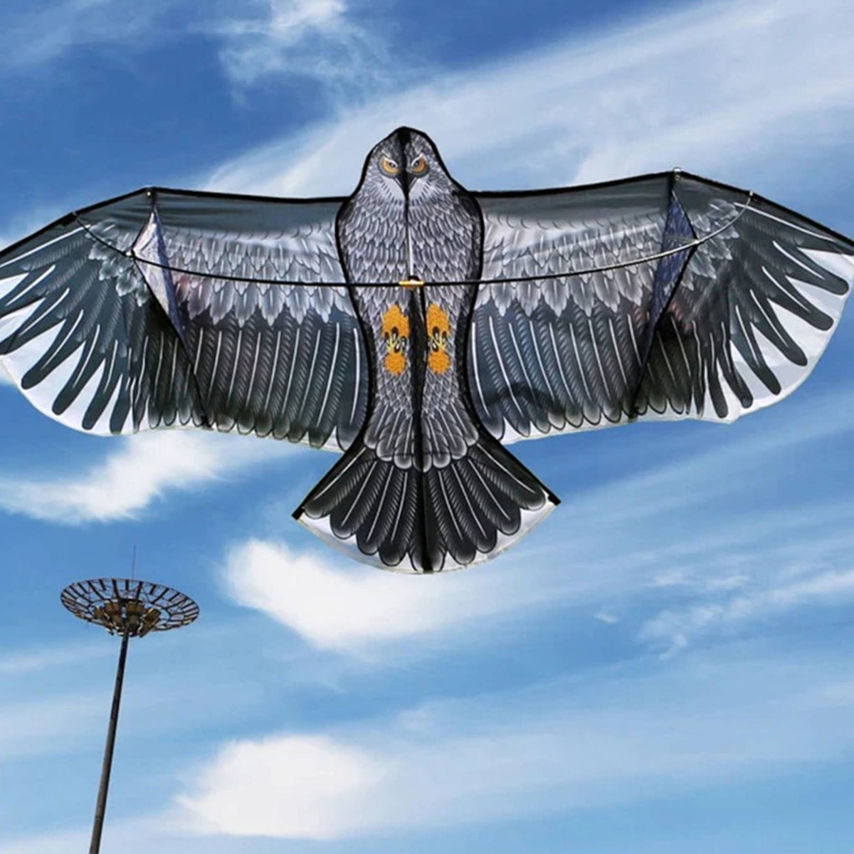 MEGA LATAWIEC ORZEŁ MOCNY DUŻY OGROMNY PTAK XXL 150 CM ODSTRASZACZ PTAKÓW 