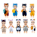 LALKA MINI FIGURKA KOLEKCJONERSKA SONNY ANGEL LALECZKA NA TELEFON KOTKI KOT