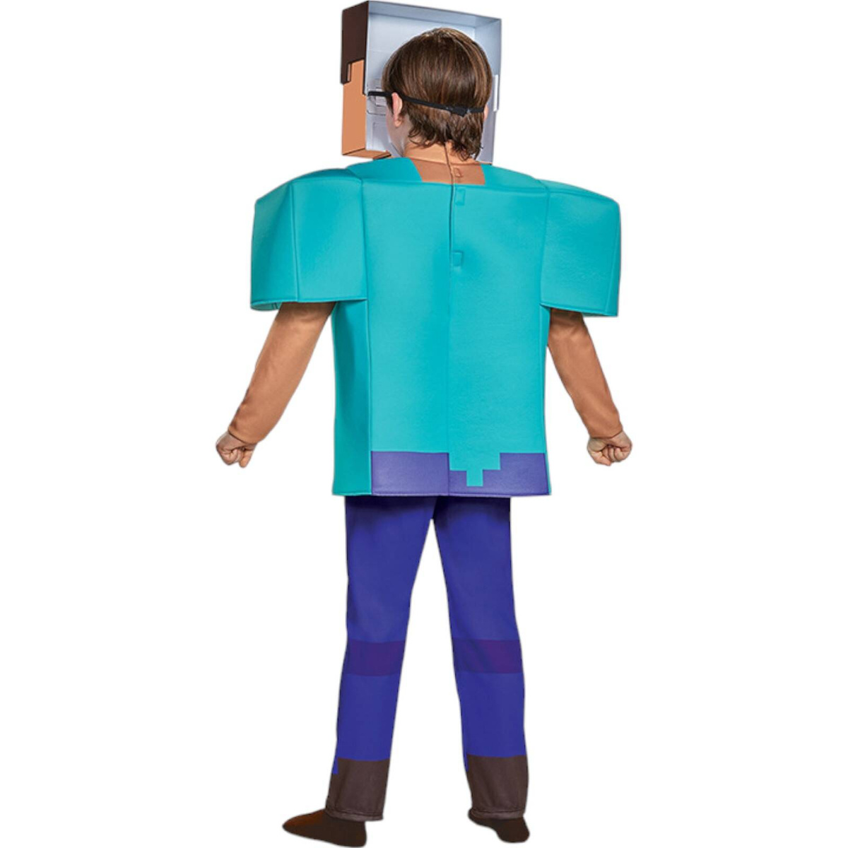 MINECRAFT Strój dla chłopca STEVE / kostium na bal rozmiar S 110-120 cm + miecz