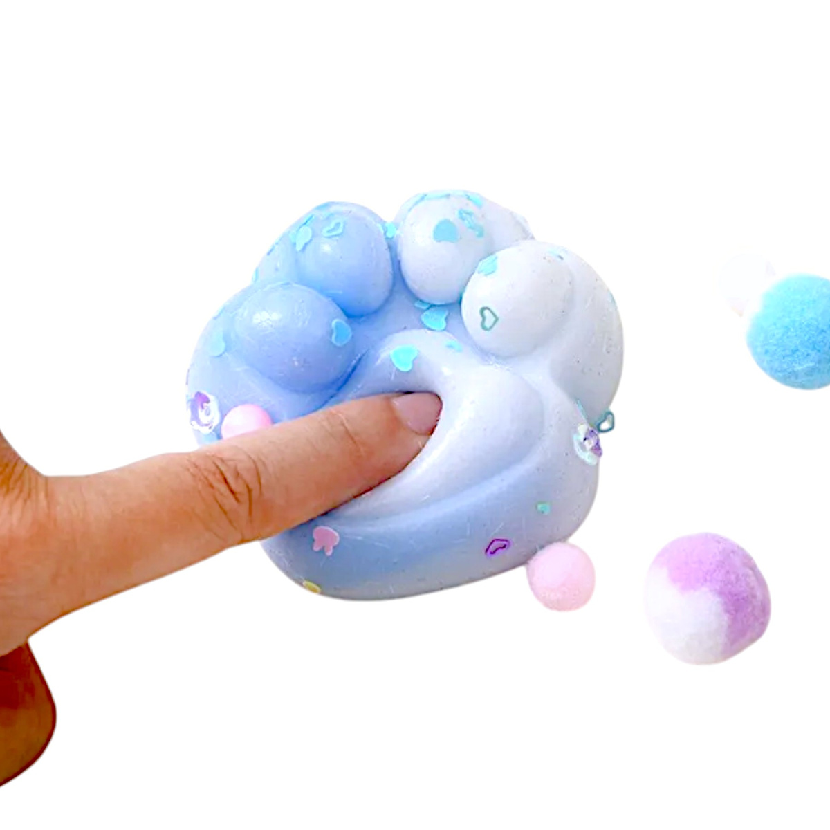 KOCIA ŁAPKA GNIOTEK ANTYSTRESOWY SENSORYCZNY FIDGET KOCIA ŁAPA SQUISHY PUSH