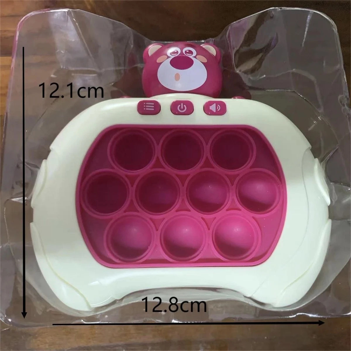 GRA POP IT FAST PUSH ANTYSTRESOWA ZRĘCZNOŚCIOWA BĄBELKI ELEKTRYCZNA KONSOLA