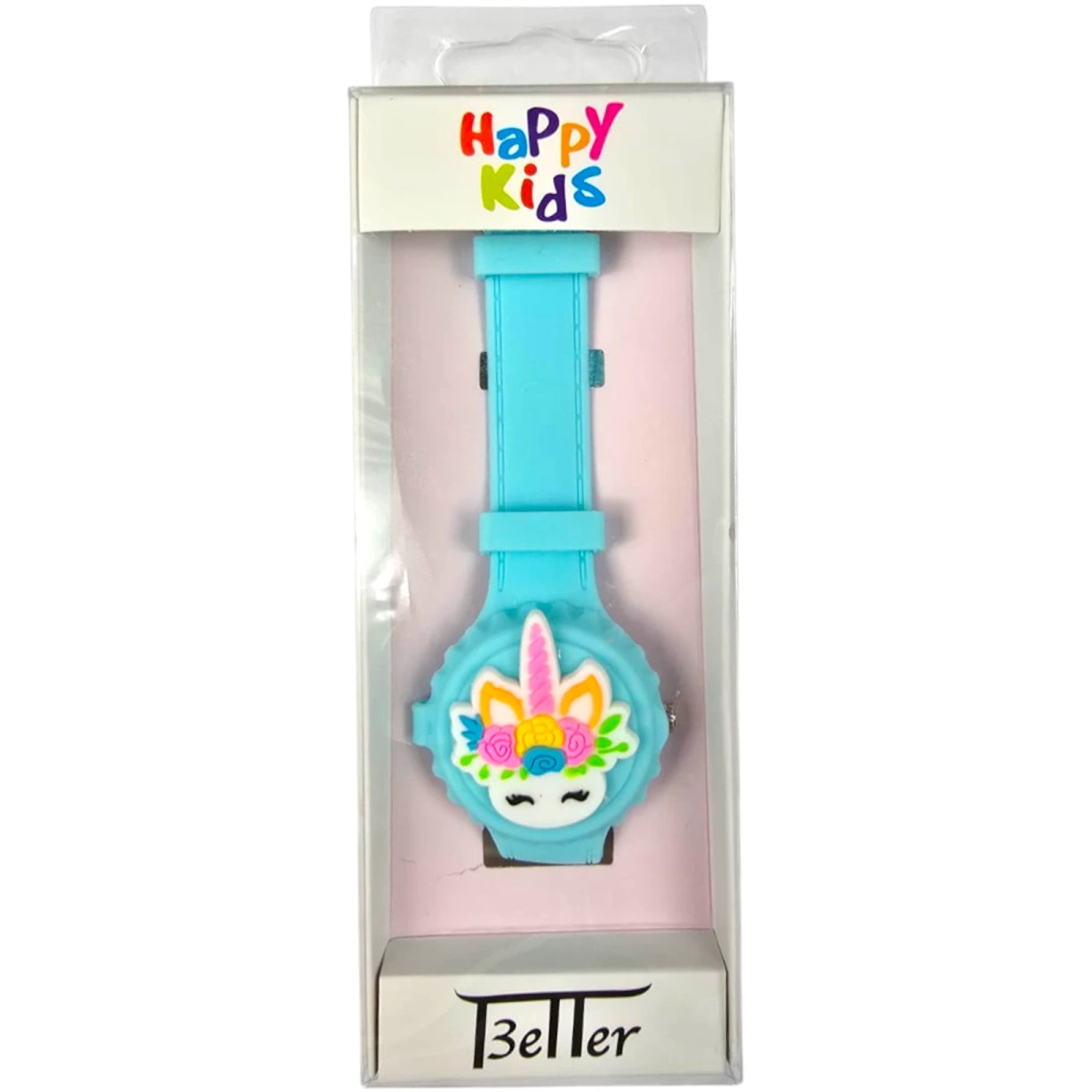 ZEGAREK DZIECIĘCY HAPPY KIDS JEDNOROŻEC EDU NA PREZENT PIERWSZY ZEGAREK