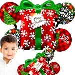 DUŻE BALONY ŚWIĄTECZNE 5szt. MIKOŁAJKI GWIAZDKA BOŻE NARODZENIE DEKORACJA