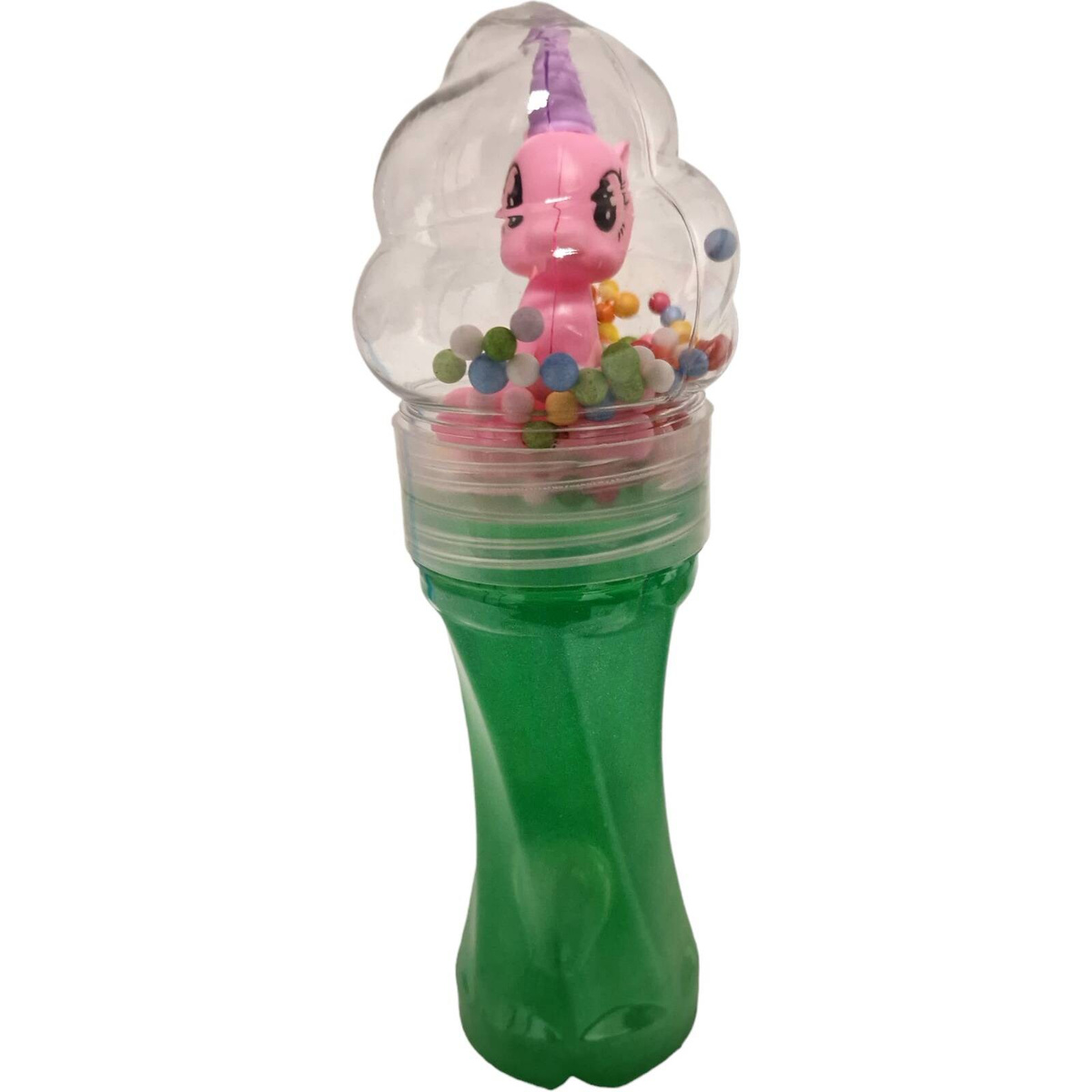 SLIME MASA PLASTYCZNA BROKATOWA W TUBIE GLUTY + FIGURKA JEDNOROŻEC KULECZKI