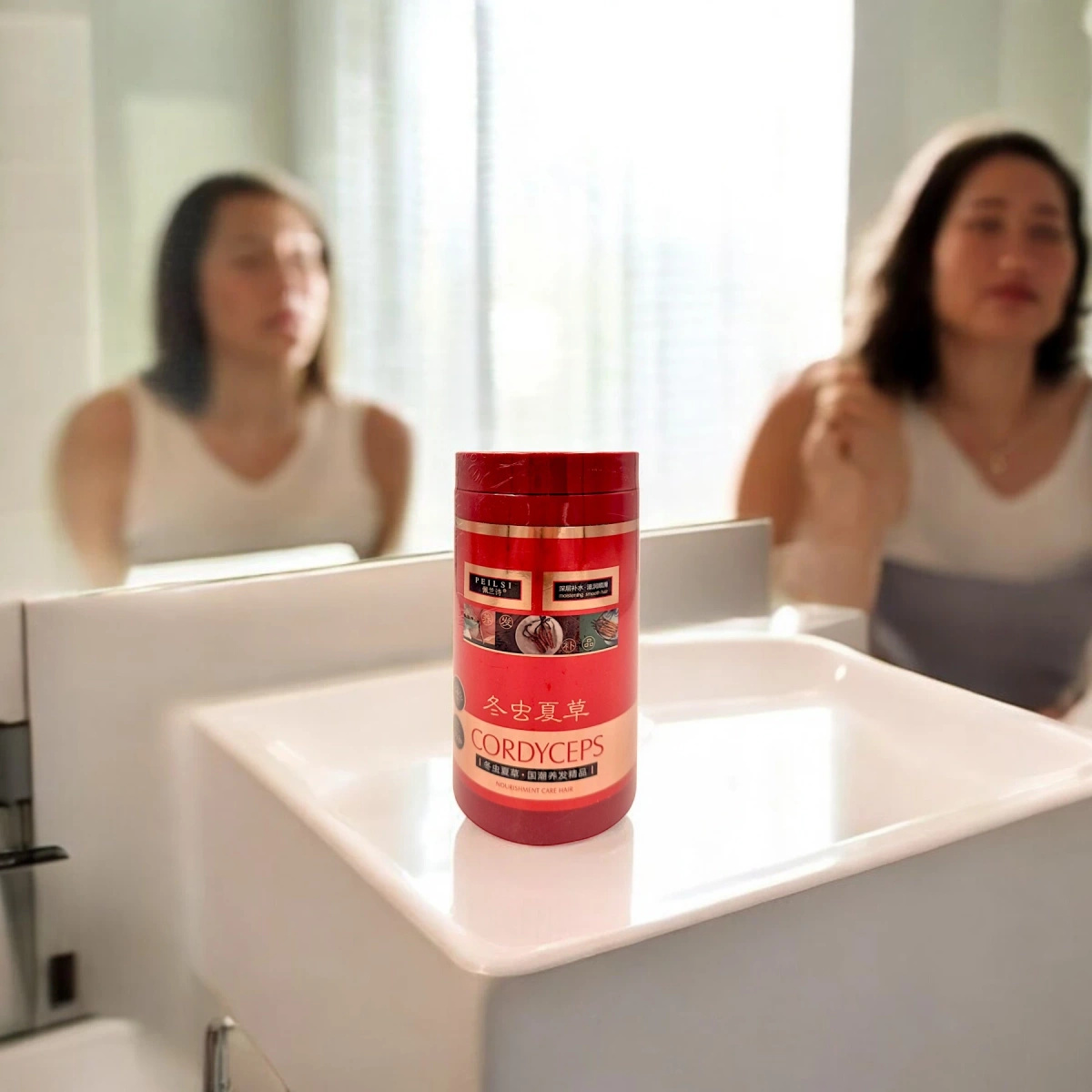 PEILSI MASKA DO WŁOSÓW Z CORDYCEPSEM 1000 ml REGENERACJA I NAWILŻENIE