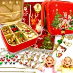 ZESTAW DO TWORZENIA BRANSOLETEK BIŻUTERIA KUFEREK KORALIKI BRANSOLETKA DIY