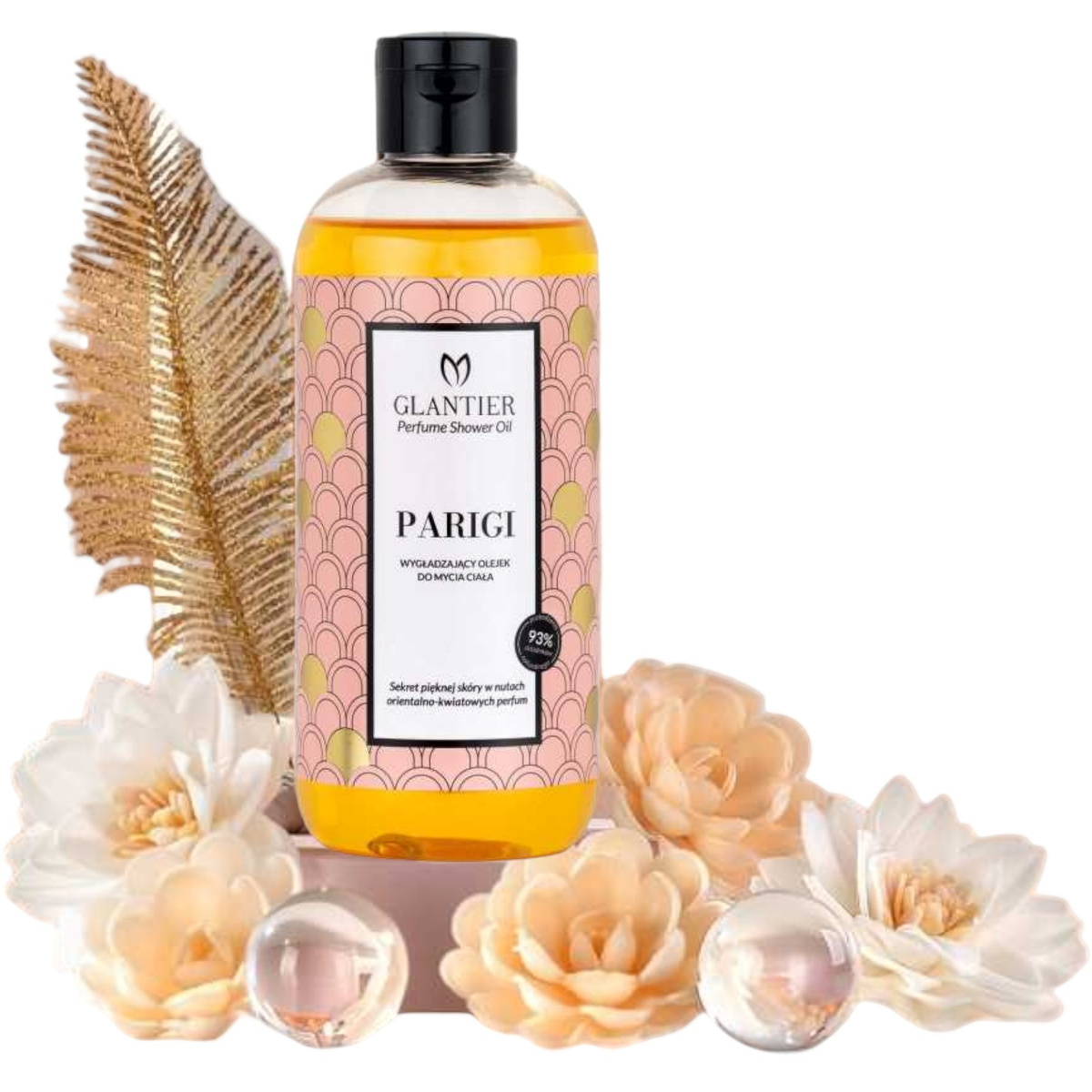 GLANTIER PARIGI LUKSUSOWY OLEJEK DO MYCIA CIAŁA 300 ml GŁĘBOKIE NAWILŻENIE