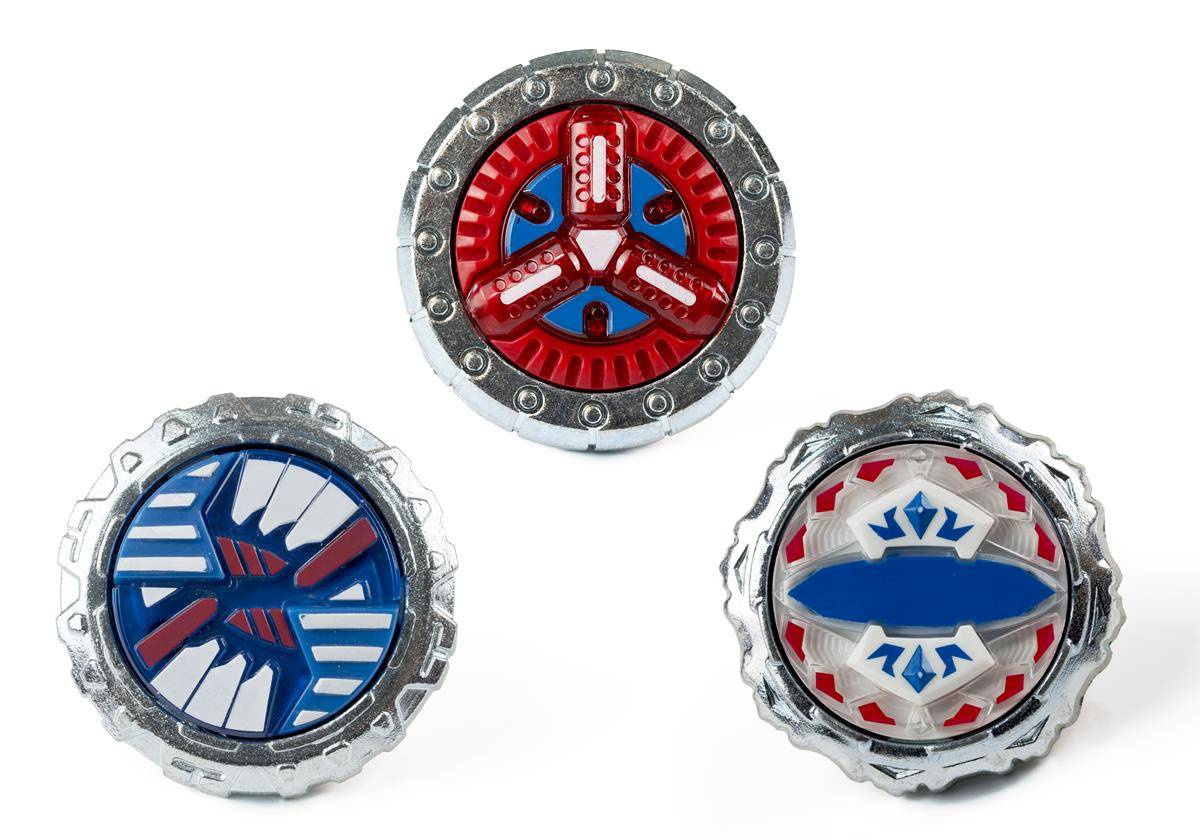 SILVERLIT TRIO SHOT POTRÓJNA WYRZUTNIA   SPINNERY