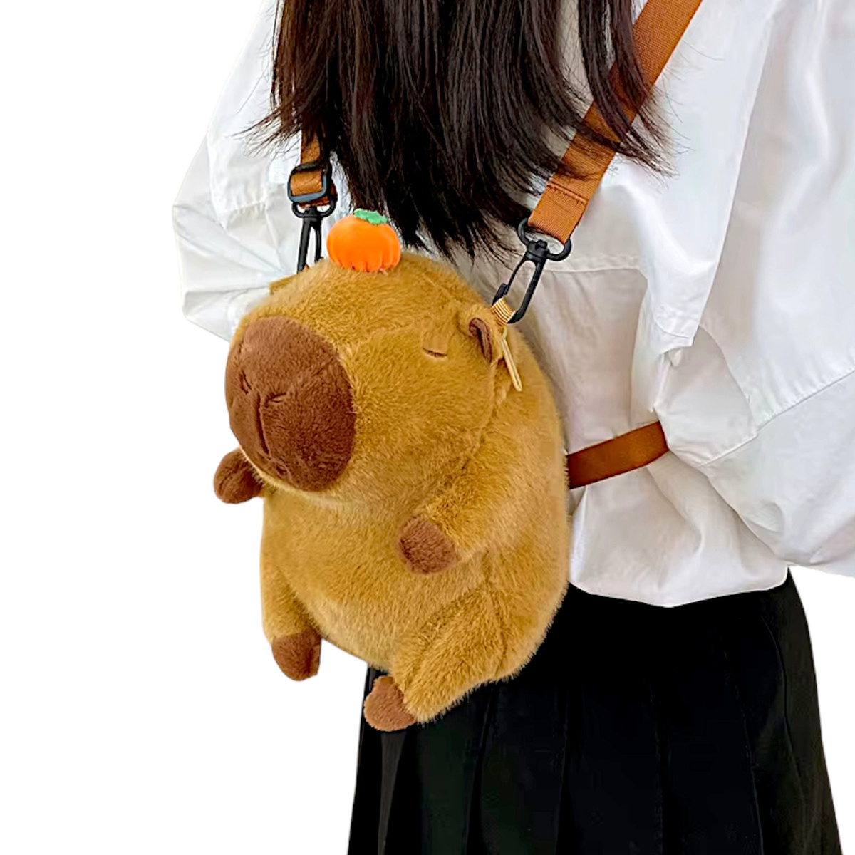 PLECAK KAPIBARA MASKOTKA PLUSZOWA NA PLECY