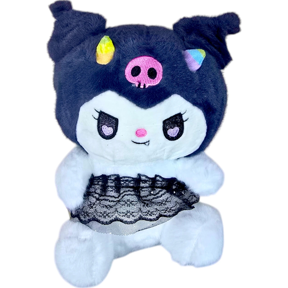 MASKOTKA KUROMI PLUSZOWA PRZYTULANKA MIĘKKI PLUSZAK DUŻY 30CM HELLO KITTY