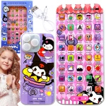 KUROMI - SMARTFON DLA DZIECI DOTYKOWY 3D TELEFON INTERAKTYWNY ŚWIECI GRA 