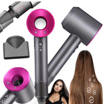 PROFESJONALNA SUSZARKA DO WŁOSÓW DRYER 1600W ULTRA JONIZACJA + KOŃCÓWKA